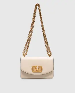 Valentino: Бежеві сумки  VLogo Signature