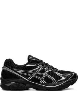 ASICS: Чёрные кроссовки 