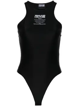 Versace Jeans Couture: Чёрный боди 