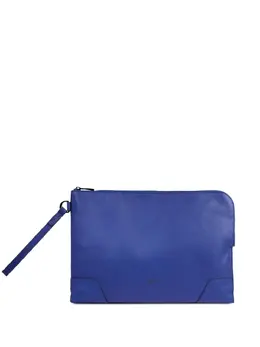 Lancel: Голубой клатч 
