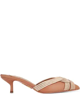 Aquazzura: Тёмные сабо 