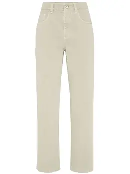Brunello Cucinelli: Прямые джинсы 