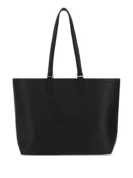 FENDI: Чёрная сумка-шоппер 