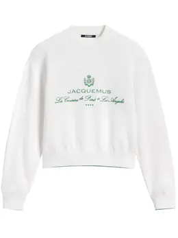 Jacquemus: Белый свитшот 