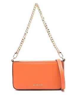 Michael Kors: Оранжевая сумка через плечо 