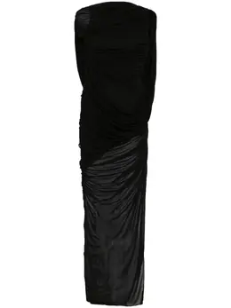 Mugler: Драпированное платье 