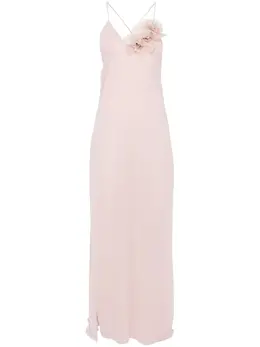 Blumarine: Платье с растительным принтом 