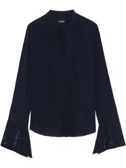 Zadig&Voltaire: Голубая рубашка 