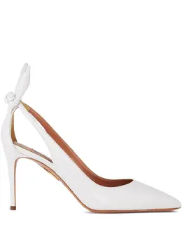 Aquazzura: Белые туфли  Bow Tie
