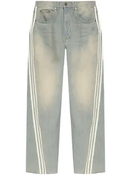 adidas: Джинсы  Stripes в полоску