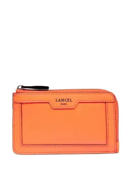Lancel: Оранжевый картхолдер 