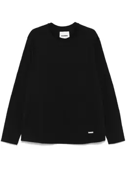 Jil Sander: Голубая футболка 