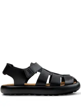 Camper: Чёрные сандалии  Pelotas