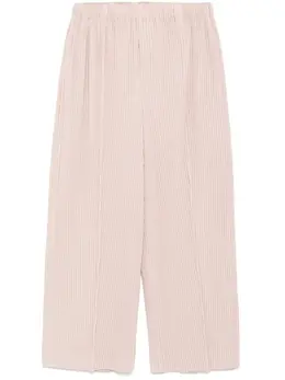 Homme Plissé Issey Miyake: Бежевые брюки 