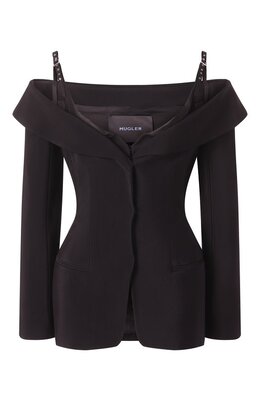 Mugler: Жакет из вискозы 