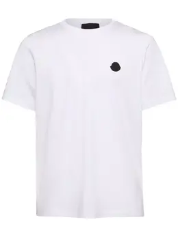 MONCLER: Хлопковая футболка 
