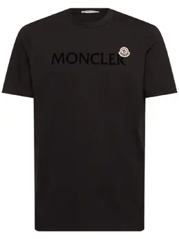 MONCLER: Хлопковая футболка 