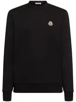 MONCLER: Хлопковый свитшот 
