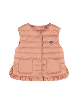MONCLER: Розовый жилет 