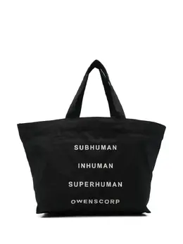 Rick Owens: Чёрная сумка-шоппер 