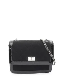 CHANEL Pre-Owned: Чёрная сумка-шоппер 