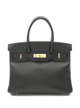 Hermès Pre-Owned: Чёрная сумка 