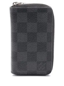 Louis Vuitton Pre-Owned: Чёрный кошелёк 