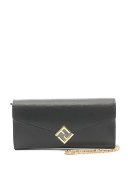 Fendi Pre-Owned: Чёрный кошелёк 