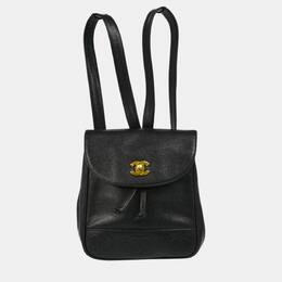 Chanel: Чёрный рюкзак 