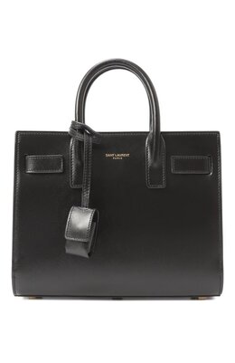 Saint Laurent: Чёрная сумка  Sac de Jour Nano