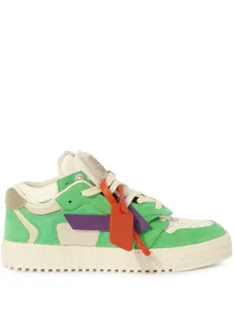 Off-White: Зелёные кроссовки  Floating Arrow