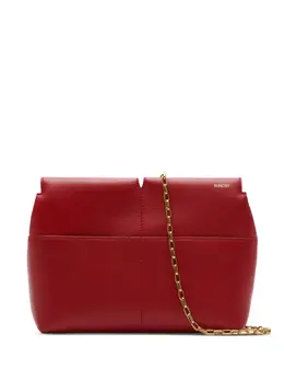 Burberry: Красный клатч 