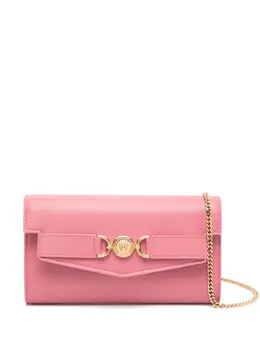 Versace: Розовый клатч  Medusa
