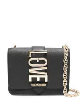 Love Moschino: Чёрная сумка через плечо 
