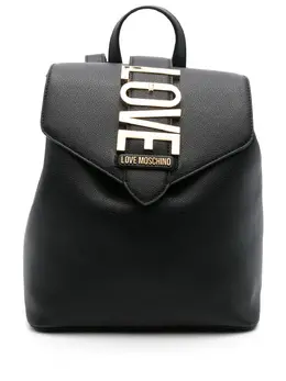 Love Moschino: Чёрный рюкзак 