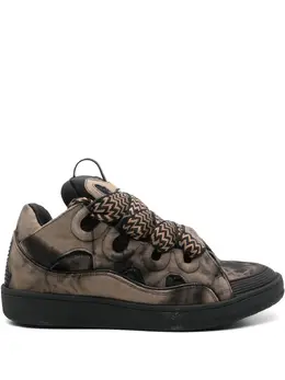 Lanvin: Чёрные кроссовки  Curb