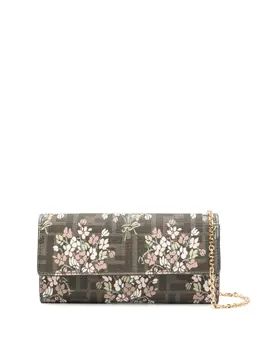 FENDI: Коричневый клатч  Roma