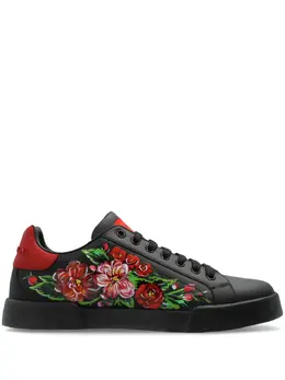Dolce & Gabbana: Чёрные кроссовки 