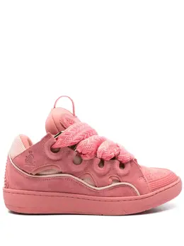 Lanvin: Розовые кроссовки  Curb