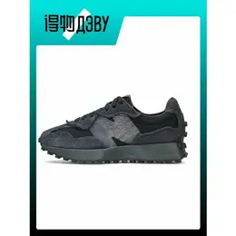 New Balance: Чёрные кеды  327