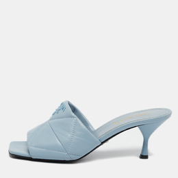 Prada: Голубые сандалии 