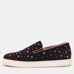 Christian Louboutin: Чёрные мокасины 