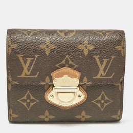 Louis Vuitton: Коричневый кошелёк 