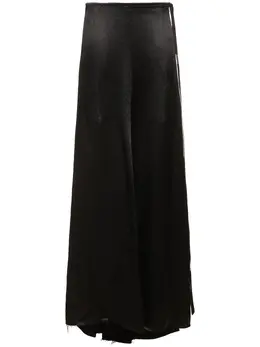 ANN DEMEULEMEESTER: Атласная юбка 