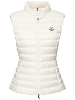 MONCLER: Белый жилет 
