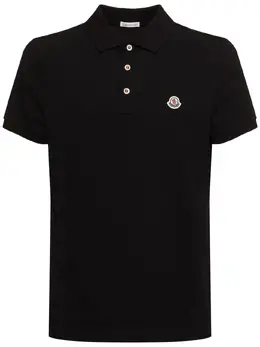 MONCLER: Хлопковое поло 