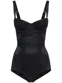 DOLCE & GABBANA: Чёрный боди 