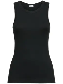BRUNELLO CUCINELLI: Чёрная майка 