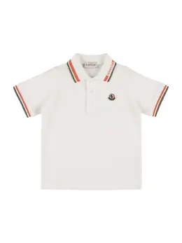 MONCLER: Хлопковое поло 