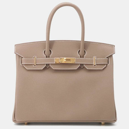 Hermes: Коричневая сумка  Birkin 30